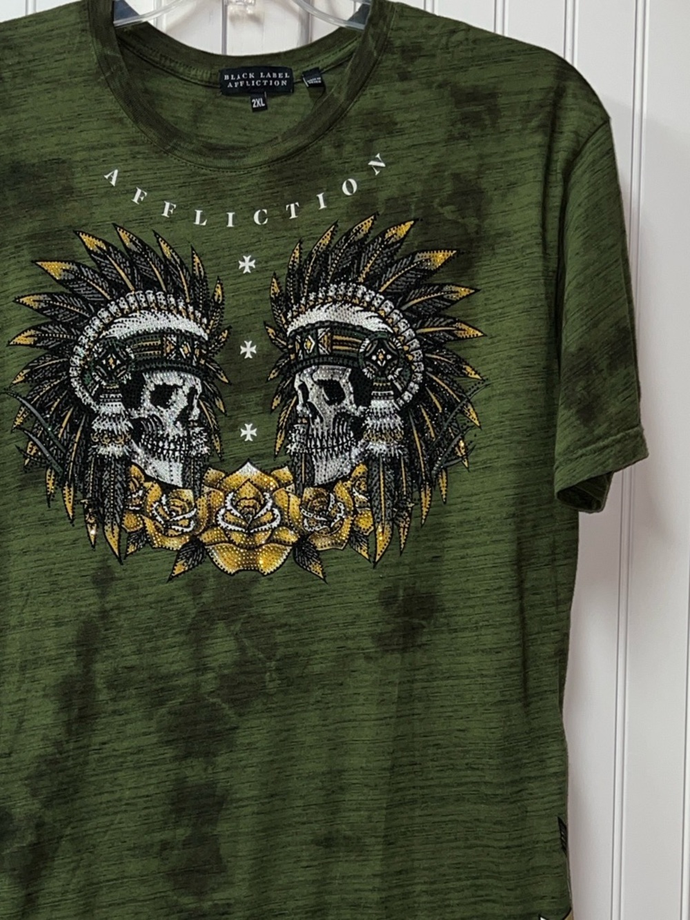 Affliction Ritual Smoke Black Label Shirt XXL NWOT New Without Tags